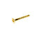 AVF Brass Furniture screw (Dia)4mm (L)30mm, Pack of 25