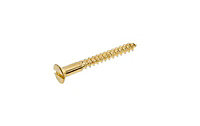 AVF Brass Furniture screw (Dia)4mm (L)40mm, Pack of 25