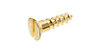 AVF Brass Furniture screw (Dia)5mm (L)20mm, Pack of 25