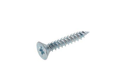 AVF PZ Flat countersunk Metal Screw (Dia)4mm (L)25mm, Pack