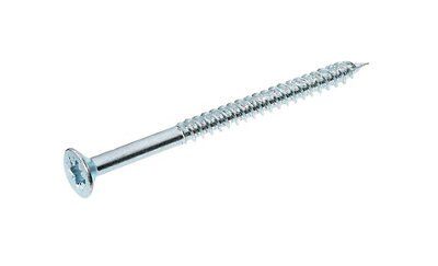 AVF PZ Flat countersunk Metal Screw (Dia)6mm (L)75mm, Pack