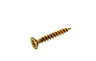 AVF PZ Flat countersunk Yellow-passivated Steel Screw (Dia)3.5mm (L)25mm, Pack