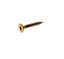 AVF PZ Flat countersunk Yellow-passivated Steel Screw (Dia)5mm (L)30mm, Pack
