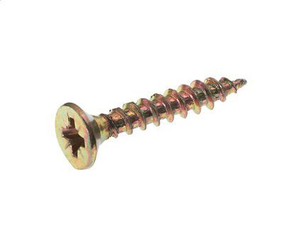 AVF PZ Pan head Yellow-passivated Steel Screw (L)50mm, Pack