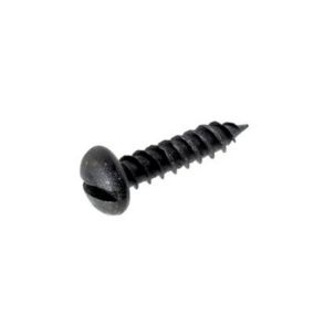 AVF Slotted Round Metal Multipurpose screw (Dia)4mm (L)20mm, Pack of 25
