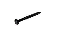 AVF Slotted Round Metal Multipurpose screw (Dia)4mm (L)40mm, Pack of 25