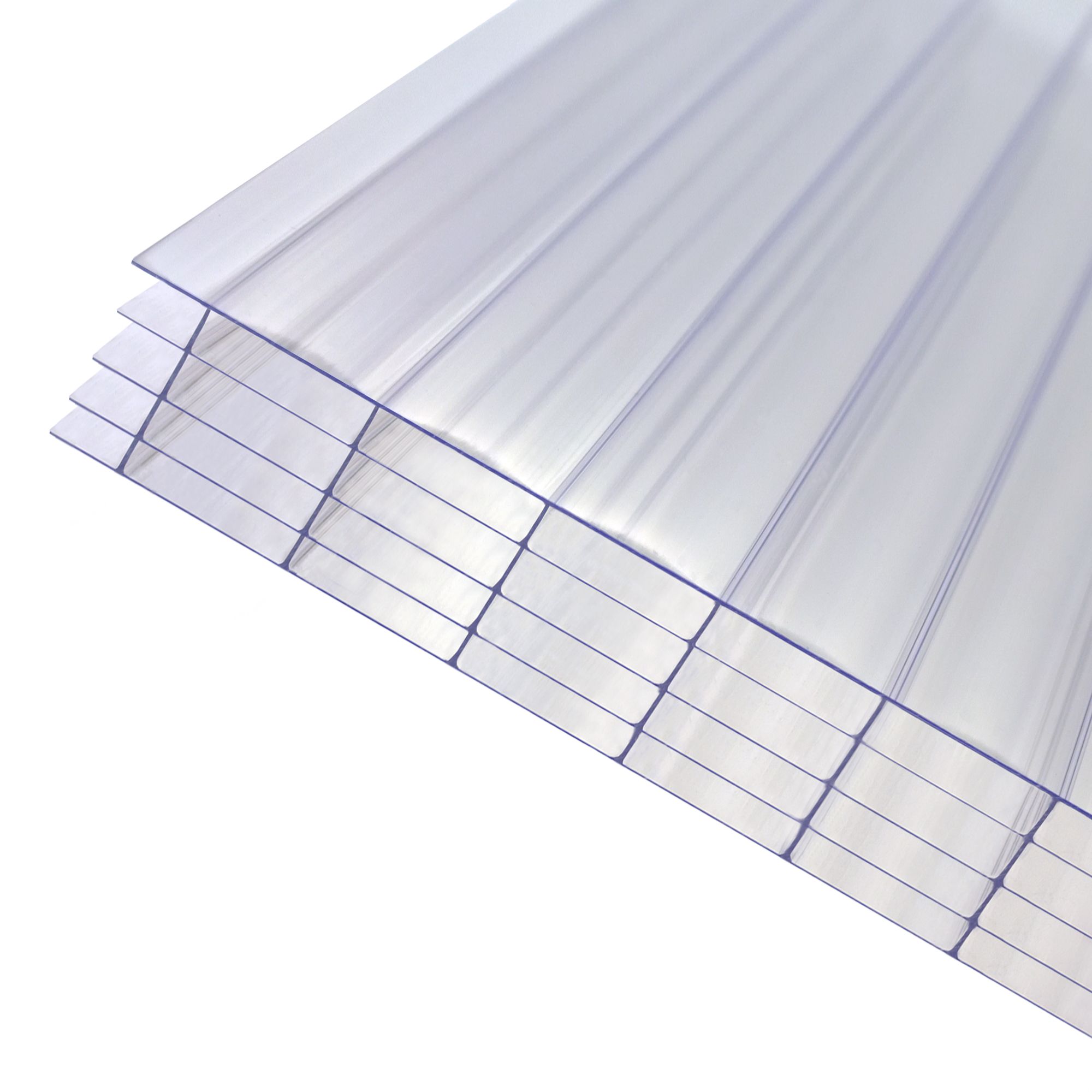 Axiome Clear Polycarbonate Multiwall Roofing Sheet (L)2m (W)1000mm (T ...