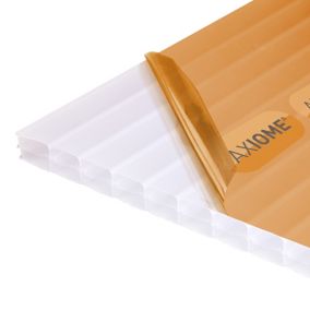 Axiome Opal effect Polycarbonate Multiwall Roofing sheet (L)5m (W)690mm (T)16mm