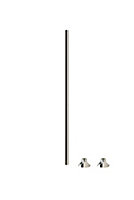 Axxys® Chrome effect Landing baluster (L)805mm (W)19mm, Pack of 6