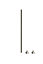 Axxys® Chrome effect Landing baluster (L)805mm (W)19mm, Pack of 6