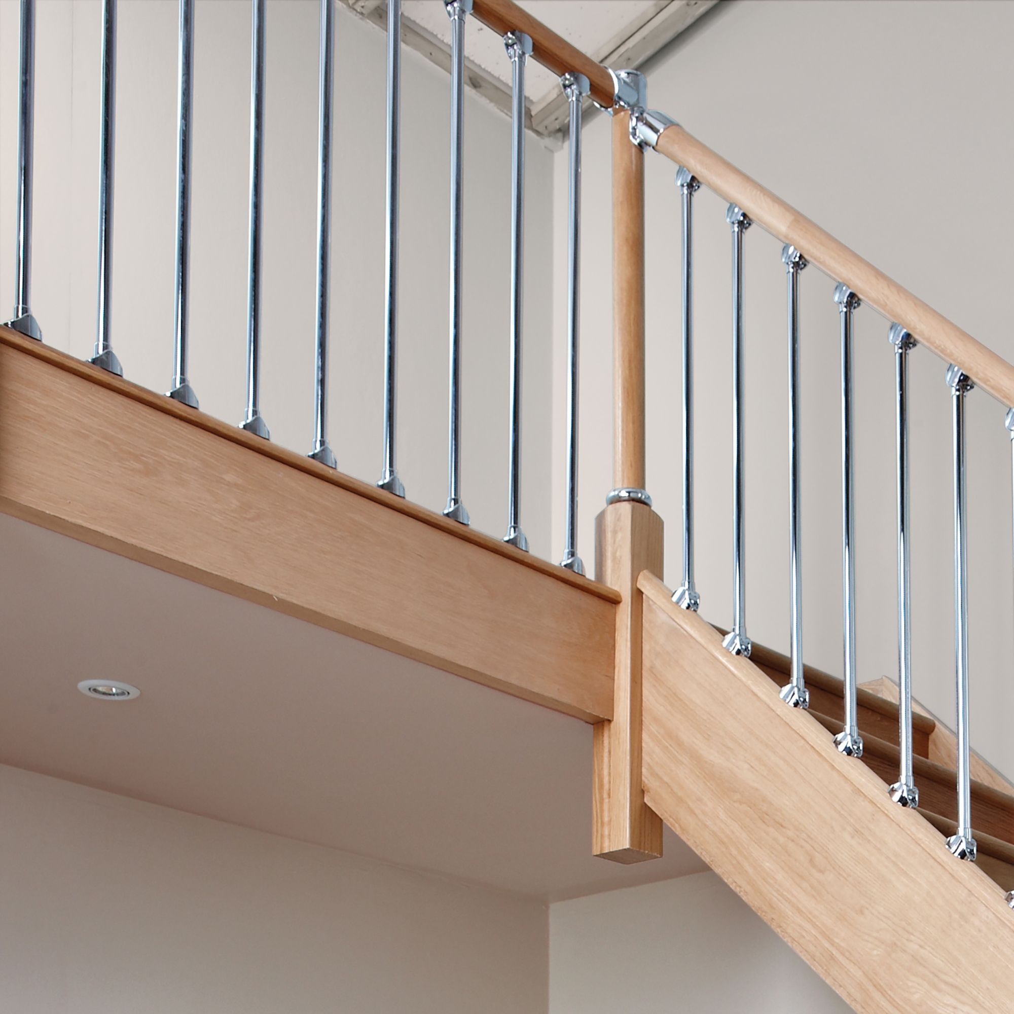 Axxys® Metal Landing baluster (H)805mm (W)19mm, Pack of 6