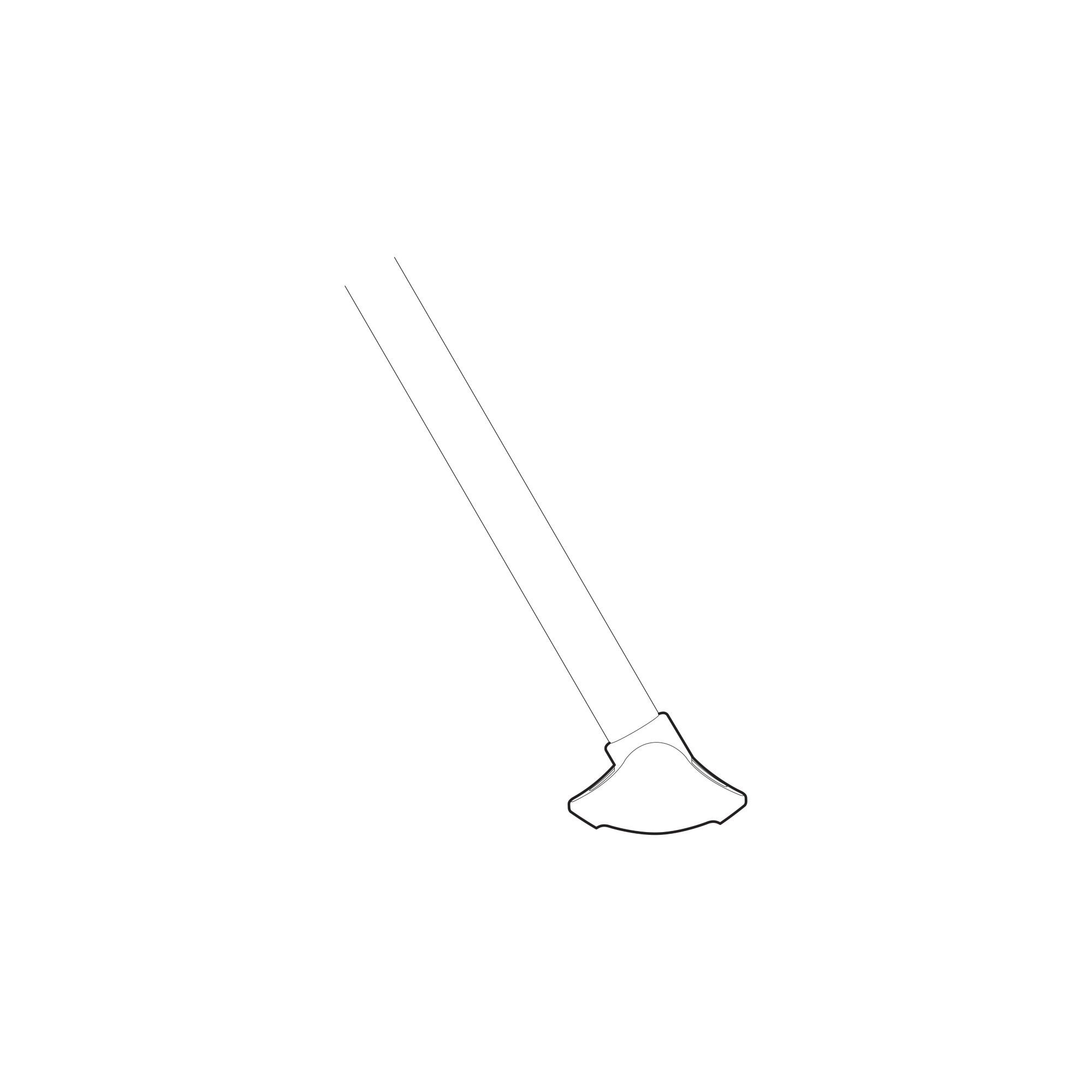 Axxys® Nickel Staircase baluster (H)725mm (W)19mm, Pack of 6