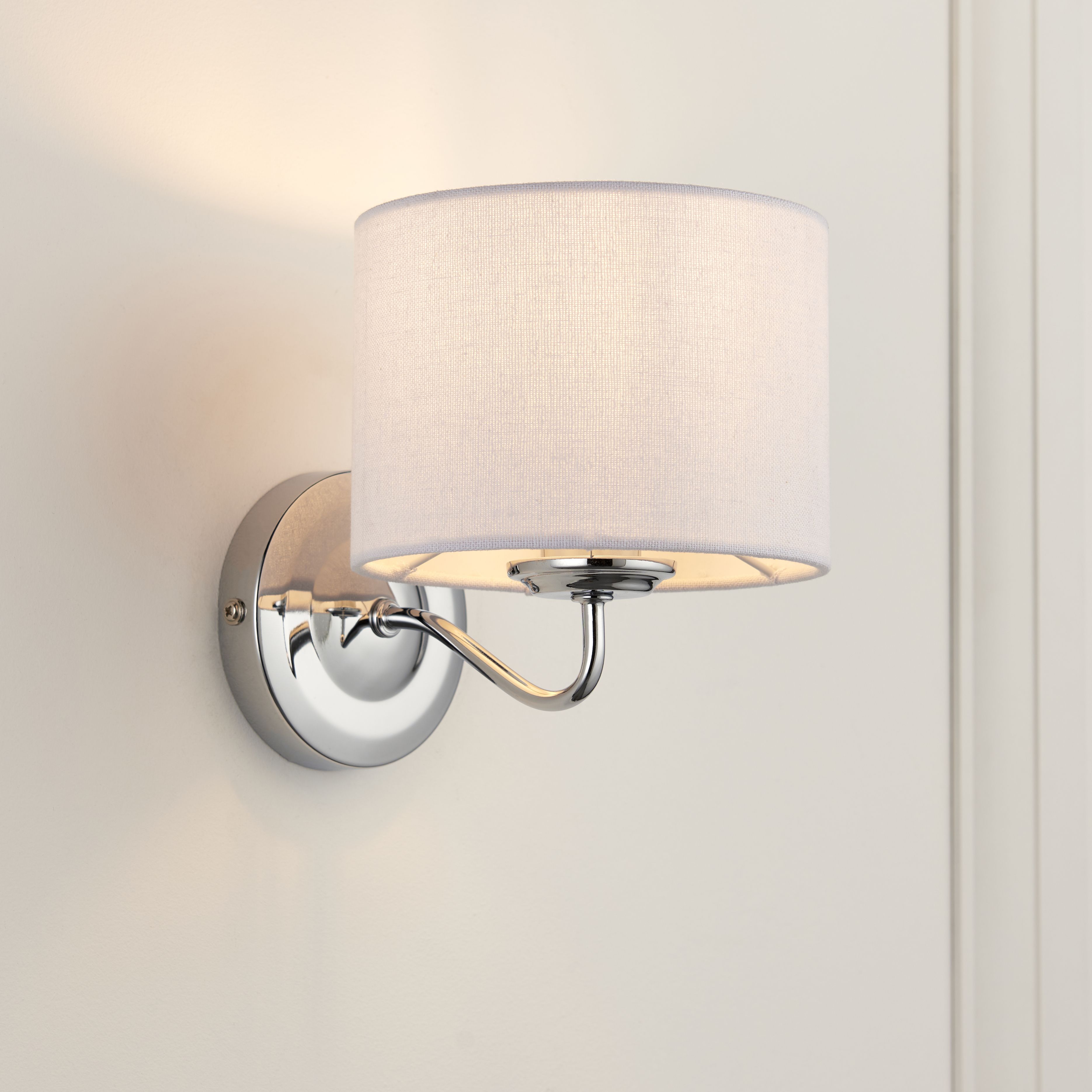 Acrobat Copper pewter Wired Wall light DIY at B Q