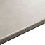 B&Q 38mm Chalk White Travertine effect Earthstone Round edge Kitchen Worktop, (L)2000mm