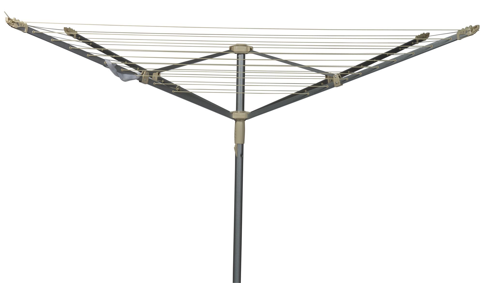 B Q 4 Arm Blue Clotted Cream Rotary Airer 50m Diy At B Q