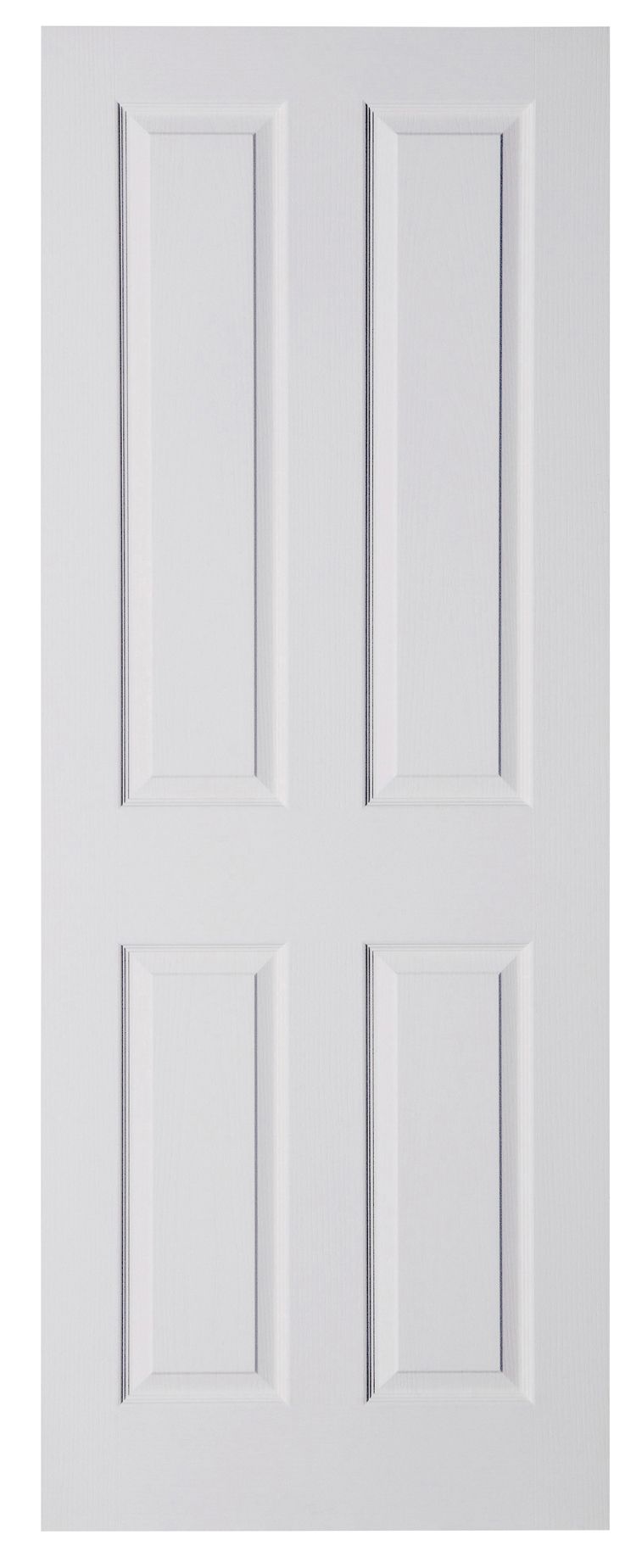 B&Q 4 Panel White Internal Door, (H)2032mm (W)813mm (T)35mm | DIY At B&Q