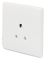 B&Q 5A White Unswitched socket