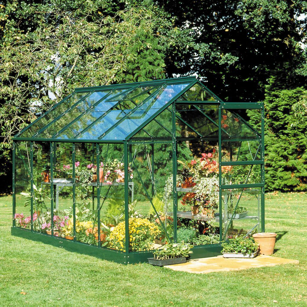 B&Q 6x8 Toughened Glass Apex Greenhouse | DIY At B&Q