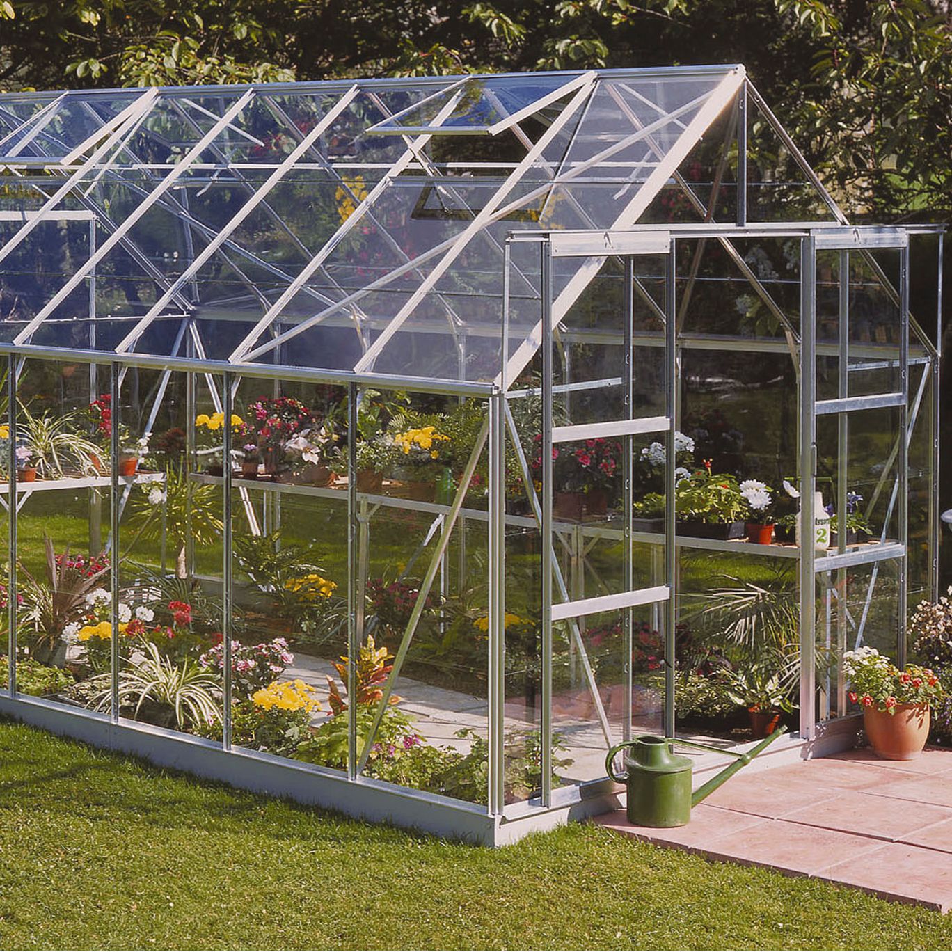 B&Q 8x14 Horticultural glass Apex Greenhouse DIY at B&Q