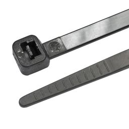B&Q Black Cable tie (L)200mm, Pack of 200