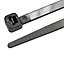 B&Q Black Cable tie (L)370mm, Pack of 50