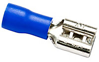 B&Q Blue Crimp connector, Pack of 10
