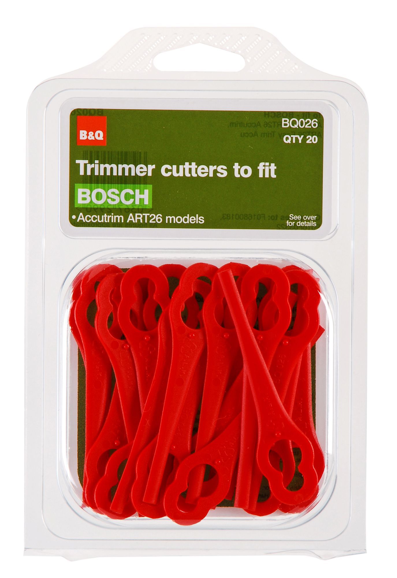 B Q BQ026 Trimmer blade Pack of 20 DIY at B Q