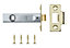 B&Q Brass effect Metal Tubular Mortice latch (L)80mm