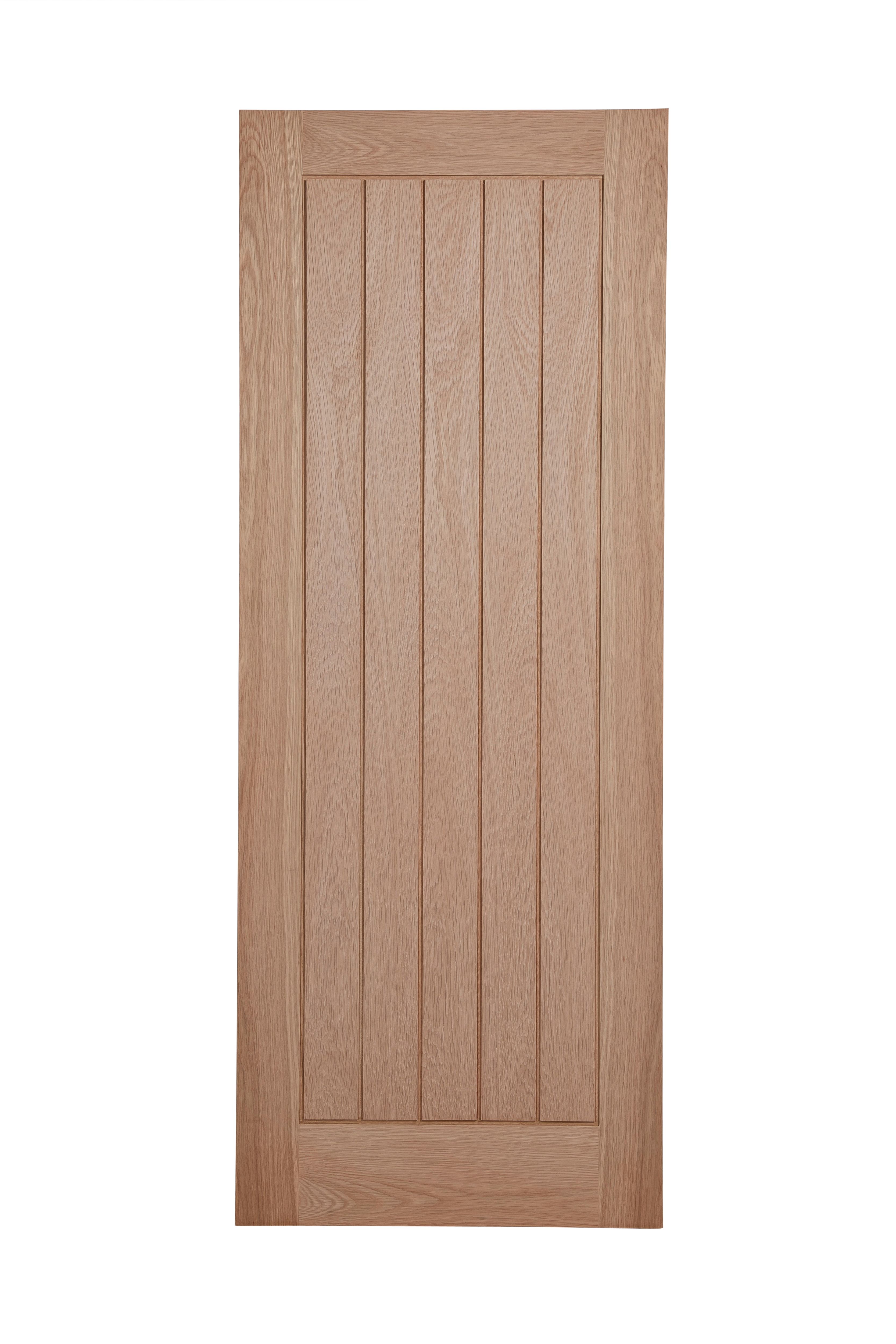 B&Q Cottage Oak veneer Internal Door, (H)1981mm (W)838mm (T)35mm DIY