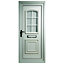 B&Q Georgian 2 panel Glazed White LH External Front Door set, (H)2055mm (W)920mm