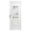 B&Q Georgian 2 panel Glazed White RH External Front Door set, (H)2055mm (W)920mm