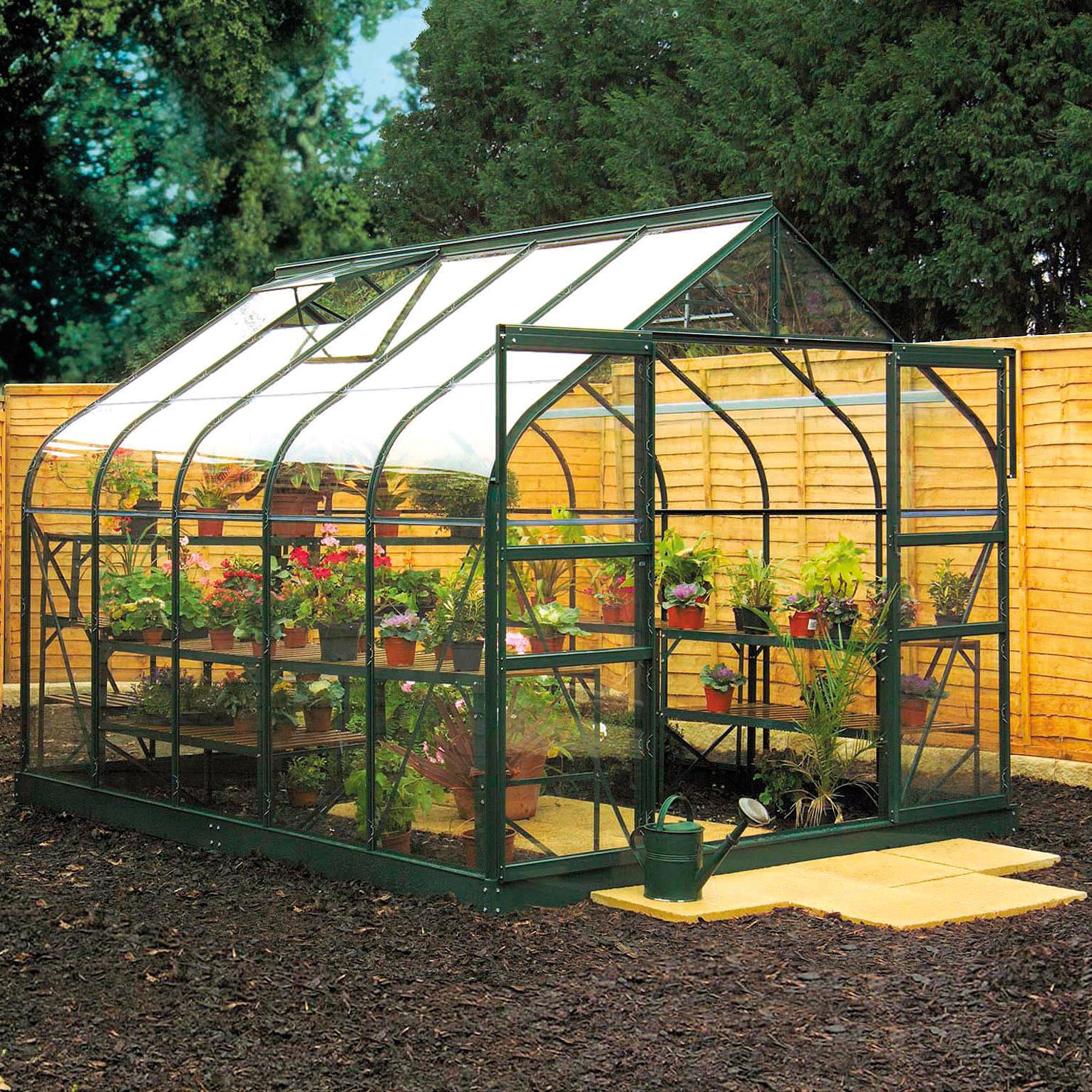 B&Q Green 8x14 Greenhouse