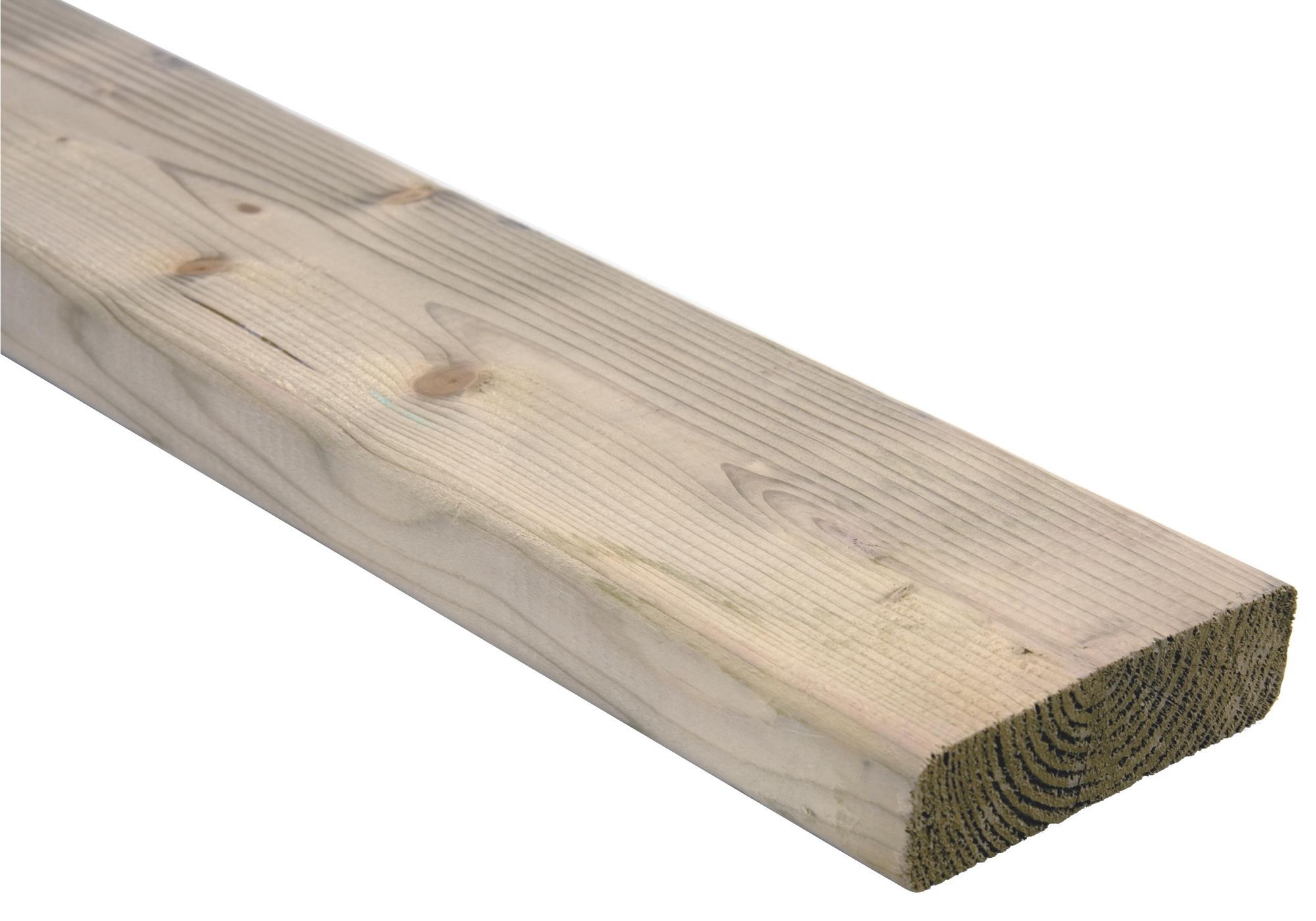 B Q Green Softwood Deck Board T 25mm W 91mm L 2400mm Diy At B Q