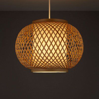 Rattan light store shade b&q