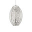 B&Q Krishna Silver effect Filigree metalwork Lamp shade (D)21cm