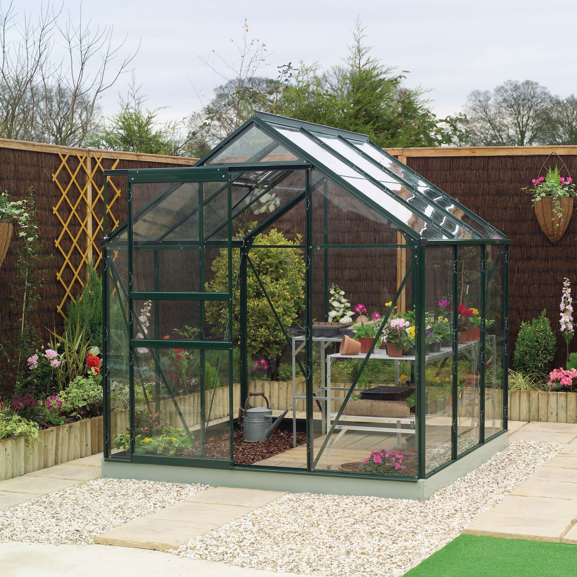 B&Q Metal Greenhouse frame 6x6 | DIY at B&Q