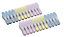 B&Q Multicolour Clothes pegs, Pack of 48