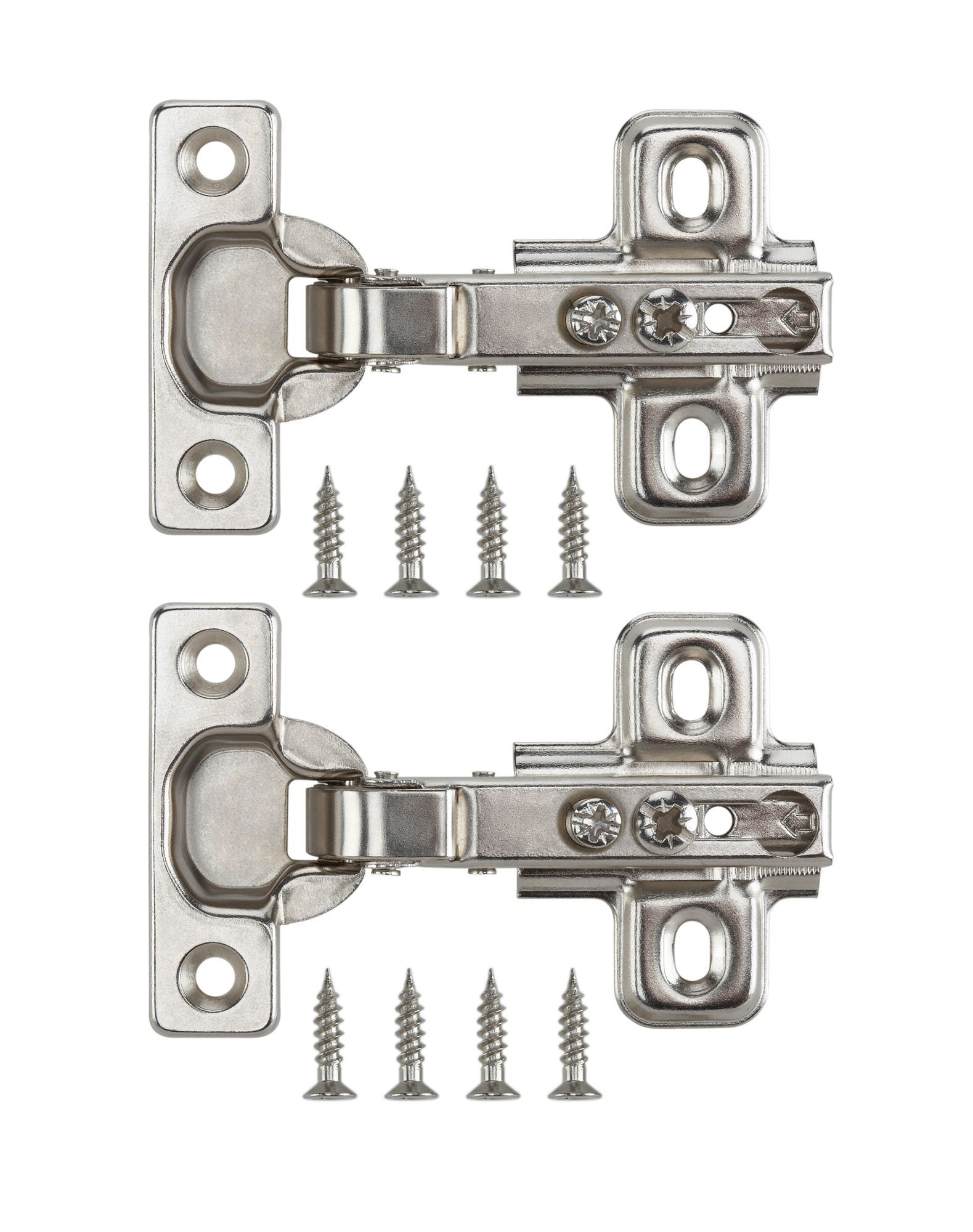 Concealed store wardrobe hinges