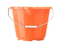 B&Q Orange 12L Bucket
