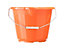 B&Q Orange Plastic 12L Bucket