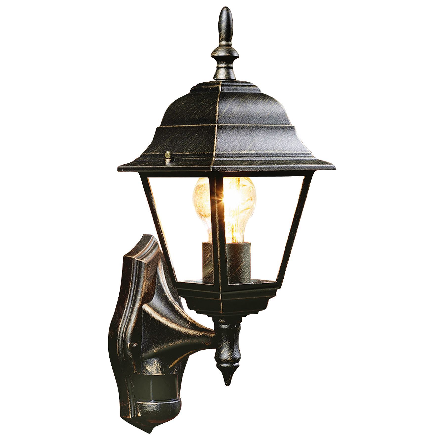 Outdoor Wall Lights B And Q Outdoor Lighting Ideas   B Q Penarven Black Antique Effect Mains Powered Outdoor Wall Lantern~05054268 01c