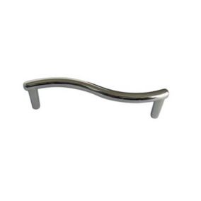 B&Q Polished Brass effect Bow Cabinet Handle