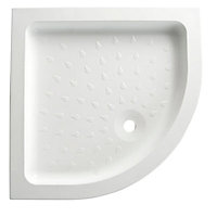 B&Q Quadrant Shower tray (L)800mm (W)800mm (H)95mm
