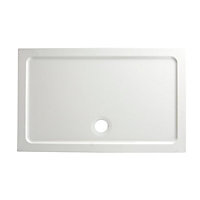 B&Q Rectangular Shower tray (L)1200mm (W)760mm (H)45mm