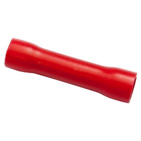 B&Q Red Crimp connector, Pack of 10