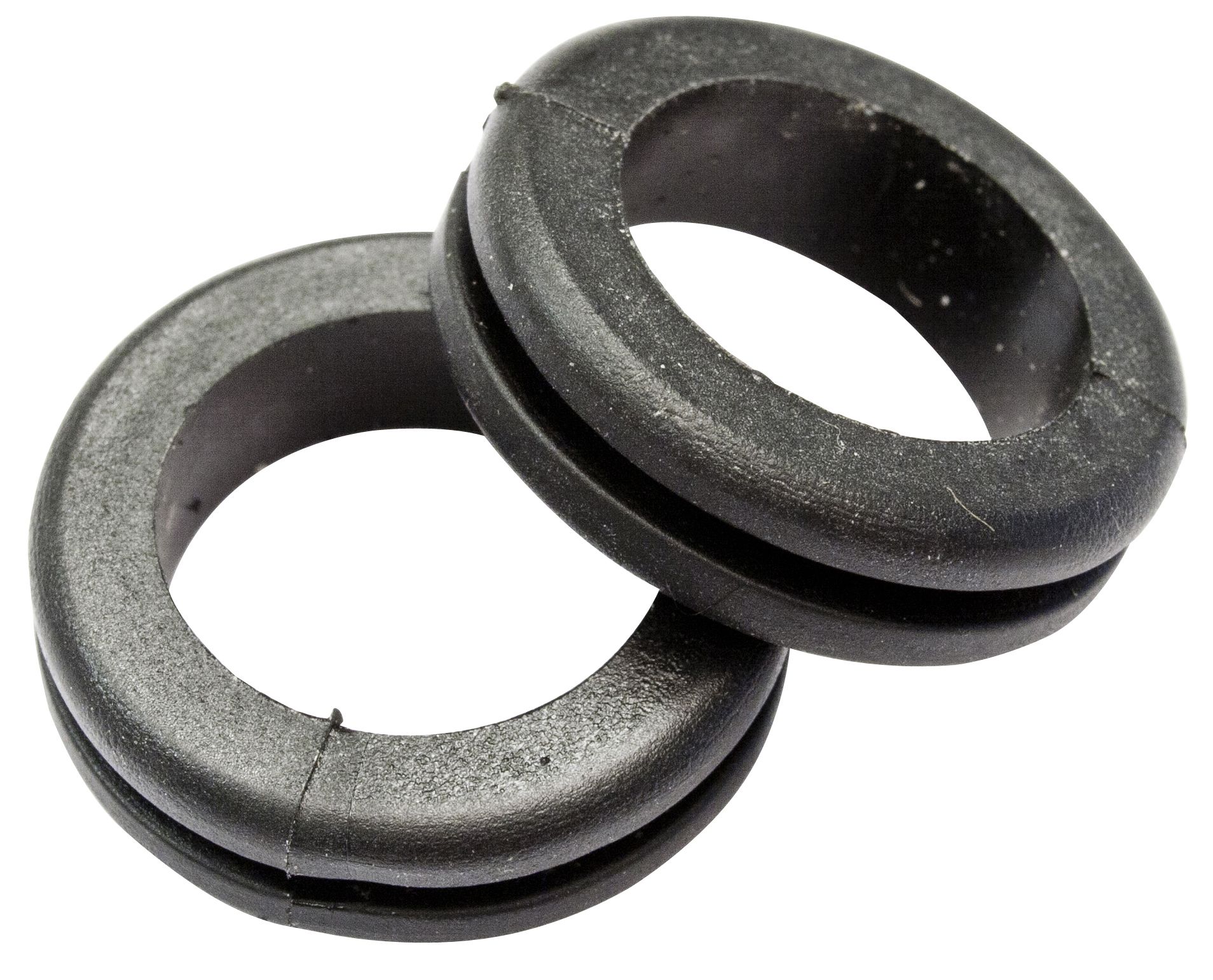 B Q Rubber Open Black 20mm Grommet Pack of 50 DIY at B Q