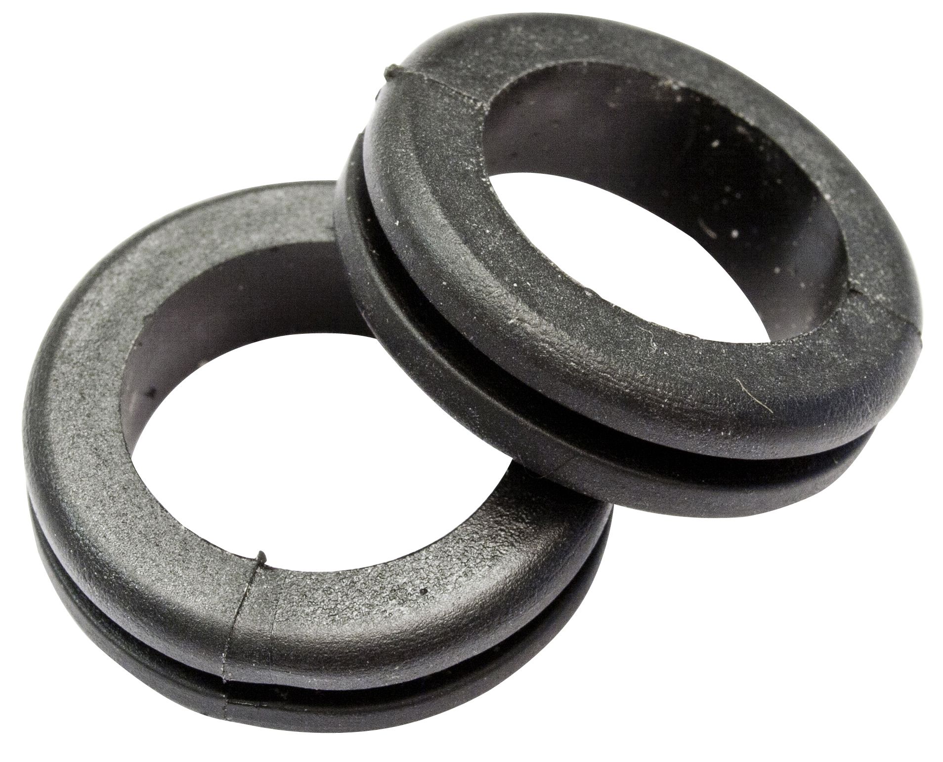 B&Q Rubber Open Black 20mm Grommet, Pack of 50 DIY at B&Q