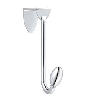 B&Q Tulip Chrome effect Zinc alloy Single Hook (Holds)10kg | DIY at B&Q