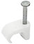 B&Q White 4.5mm, Cable clip of 20 Pack