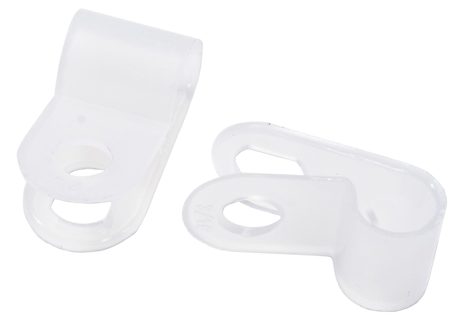 B Q White 6.5mm Cable clip Pack of 20 DIY at B Q